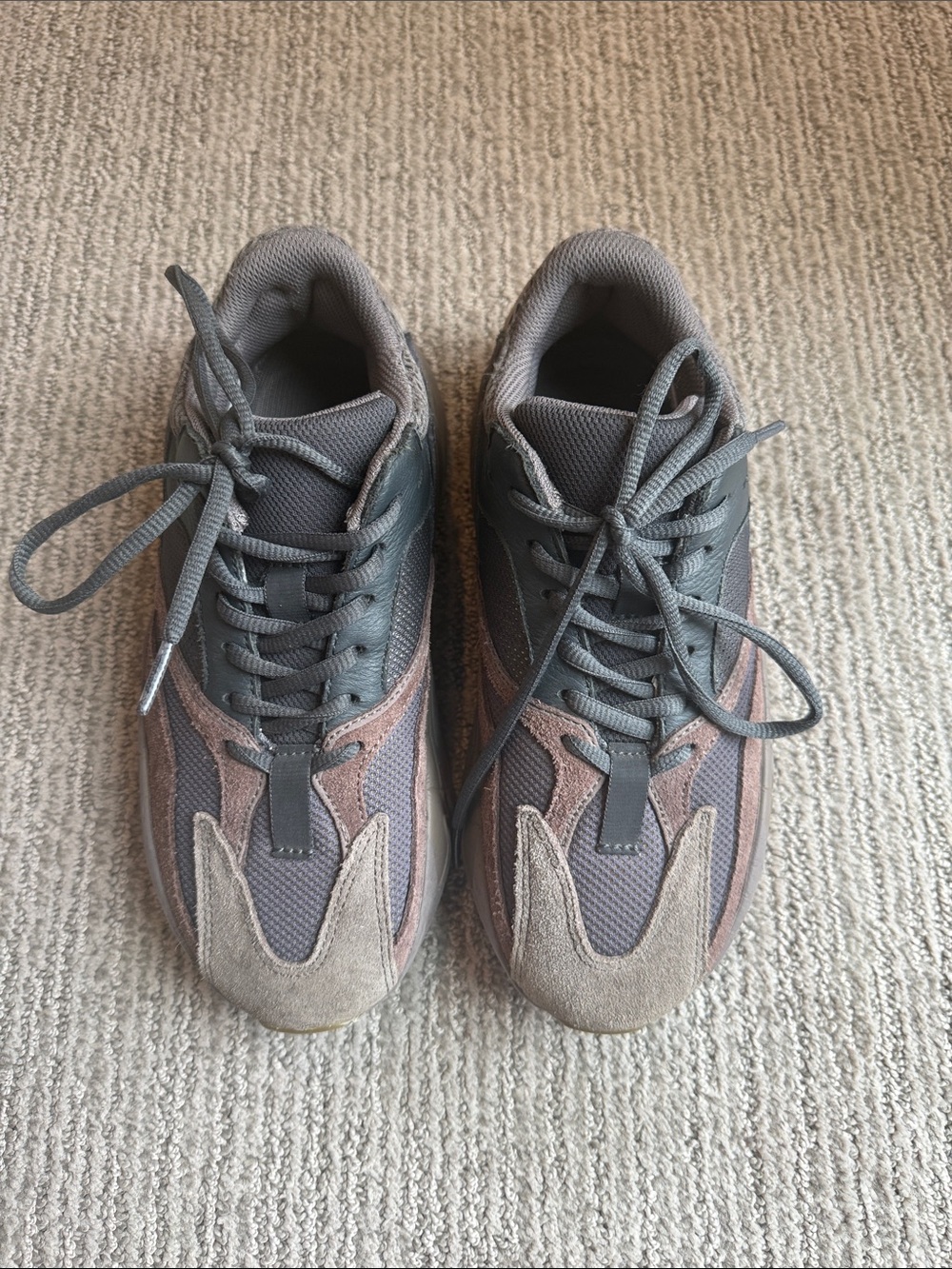 Grey mauve sneakers